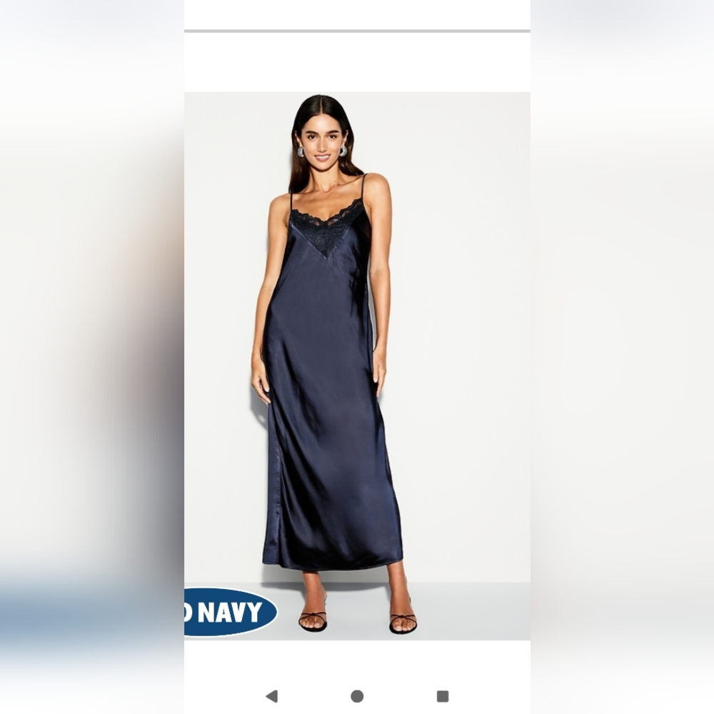 Midnight Special ,dark navy sateen dress. Seduss Your Body